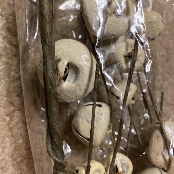 COPY - Mud Pie Distressed White Jingle Bells Garland - Picture 5 of 6